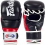 Fairtex FGV18 Перчатки MMA Спарринговые Черные с Красным